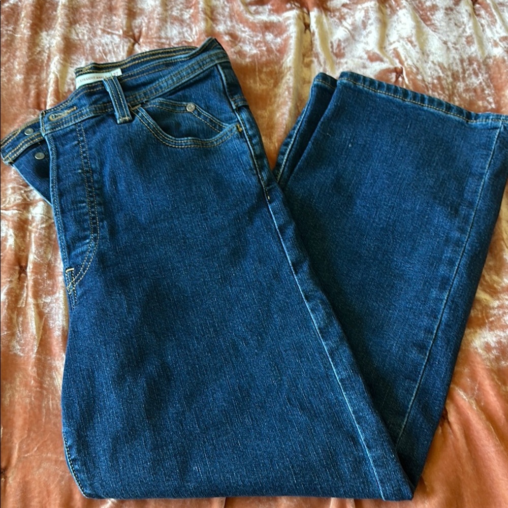 Riveted Ribcage Straight Ankle Jeans